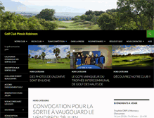 Tablet Screenshot of golf-plessis-robinson.fr